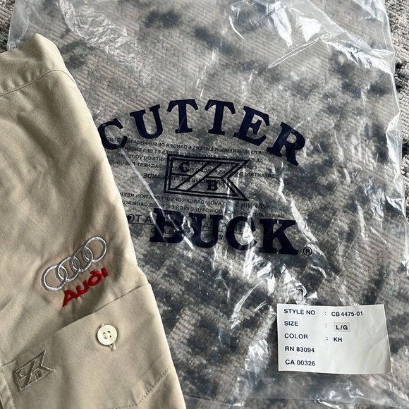 CUTTER & BUCK AUDI LONG SLEEVE BUTTON DOWN - Picture 5 of 6